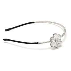 Обруч для волосся з прикрасою зі страз (10950)