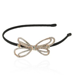 Обруч для волосся з прикрасою зі страз (13990)