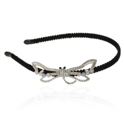 Обруч для волос с украшением из страз (14001)