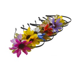 Набор обручей для волос с цветком (5835)