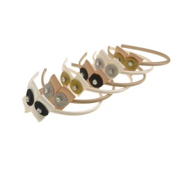 Набір обручів для волосся з прикрасою (6405)