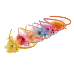 Набор детских обручей для волос с цветком (6408)