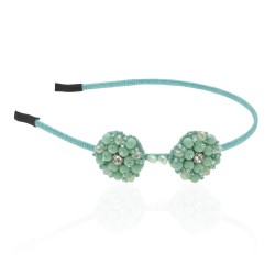 Обруч для волос с украшениями из страз (10605)