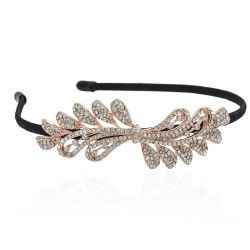 Обруч для волосся з прикрасою зі страз (12574)