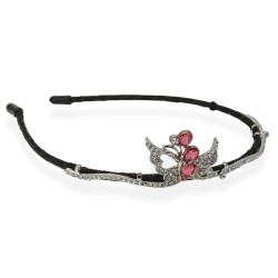 Обруч для волос с украшением из страз (14113)
