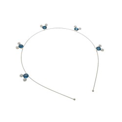 Обруч для волосся з прикрасою зі страз (14544)