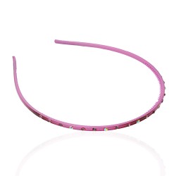 Обруч для волос пластиковый со стразами (2434.4)