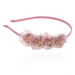 Обруч для волосся з прикрасами зі страз (8620)