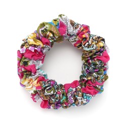  Резинка для волосся об'ємна із шифонової тканини (16043)