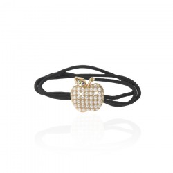 Резинка для волос тройная с украшением (7489)