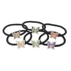 Набор резинок для волос 6шт разноцветные (9245)