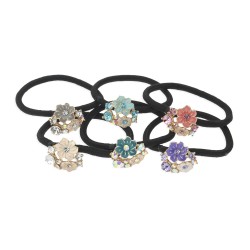 Набор резинок для волос 6шт разноцветные (9250)