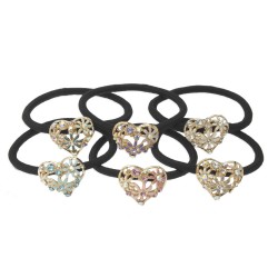 Набор резинок для волос 6шт разноцветные (9251)