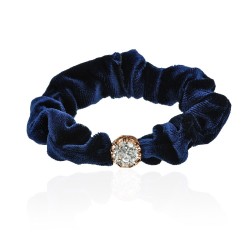 Велюрова резинка для волосся з прикрасою (10999)