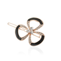 Заколка-защіпка зі стразами 5.2см (13934)