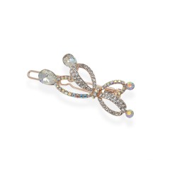 Заколка-защіпка зі стразами 5.8см (14190)