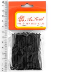  Набор заколок-шпилек в пакете 7см чёрный (4241)