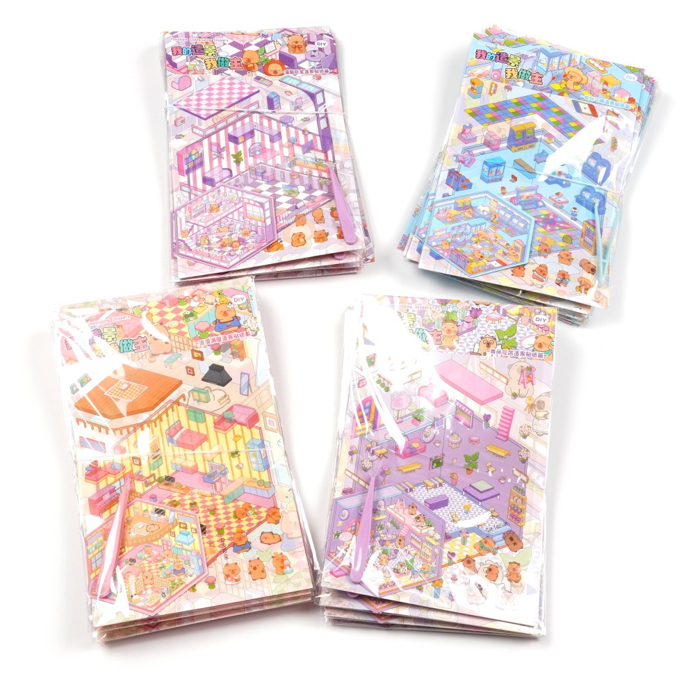 Набір 3D-наклейок румбоксів Капібара (30792) 2