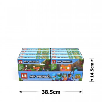 Набір блокових конструкторів Майнкрафт 8шт (30889)