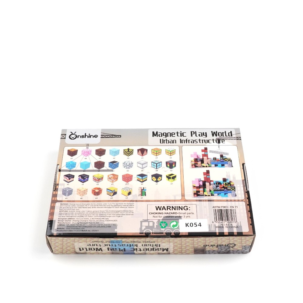 Магнитный конструктор Onshine Городская инфраструктура (30938) 3