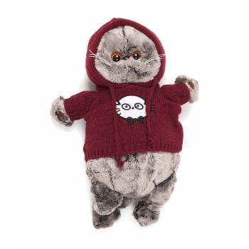 М'яка іграшка Кіт Басик у светрі 30см (27833)