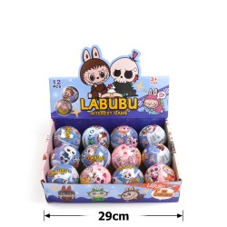 Набір іграшок Куля сюрприз 7см Лабубу (30727)