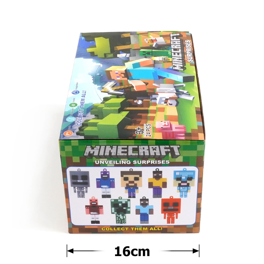 Набір брелоків-сюрпризів Майнкрафт 24шт (30769) 2
