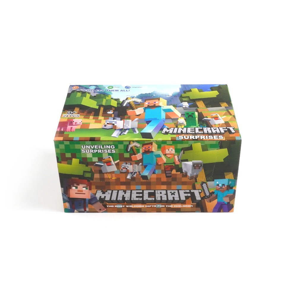 Набір брелоків-сюрпризів Майнкрафт 24шт (30769) 4