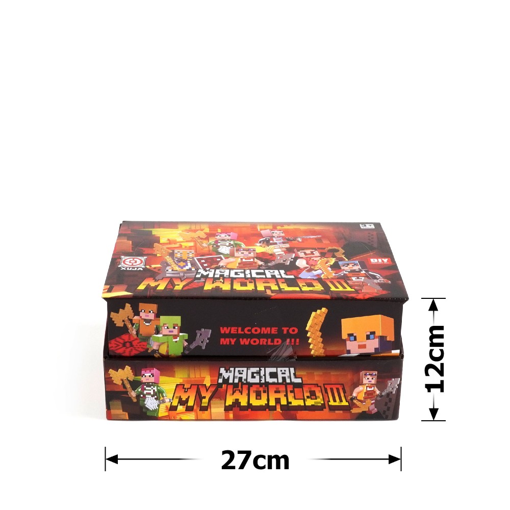 Набор фигурок-конструкторов Майнкрафт 12шт (30869) 3