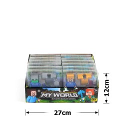 Набор фигурок-конструкторов Майнкрафт 12шт (30870)