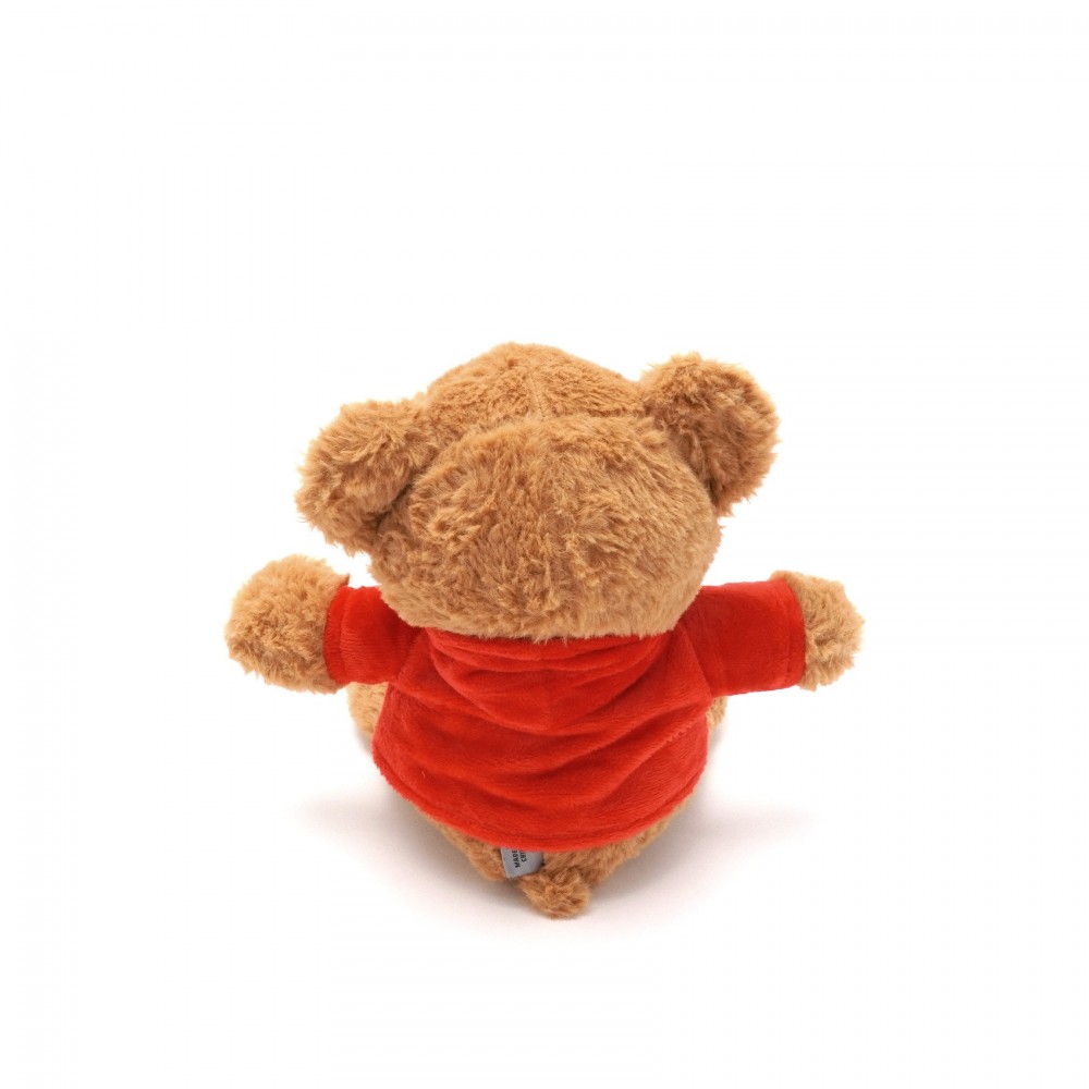 М'яка іграшка Ведмедик коричневий в кофті 21см (22399) 3