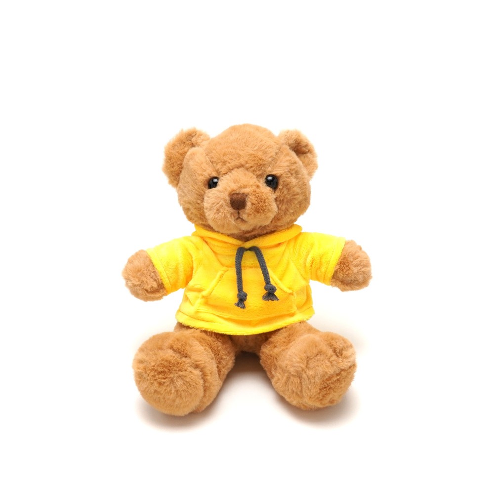 М'яка іграшка Ведмедик коричневий в кофті 21см (22399) 4