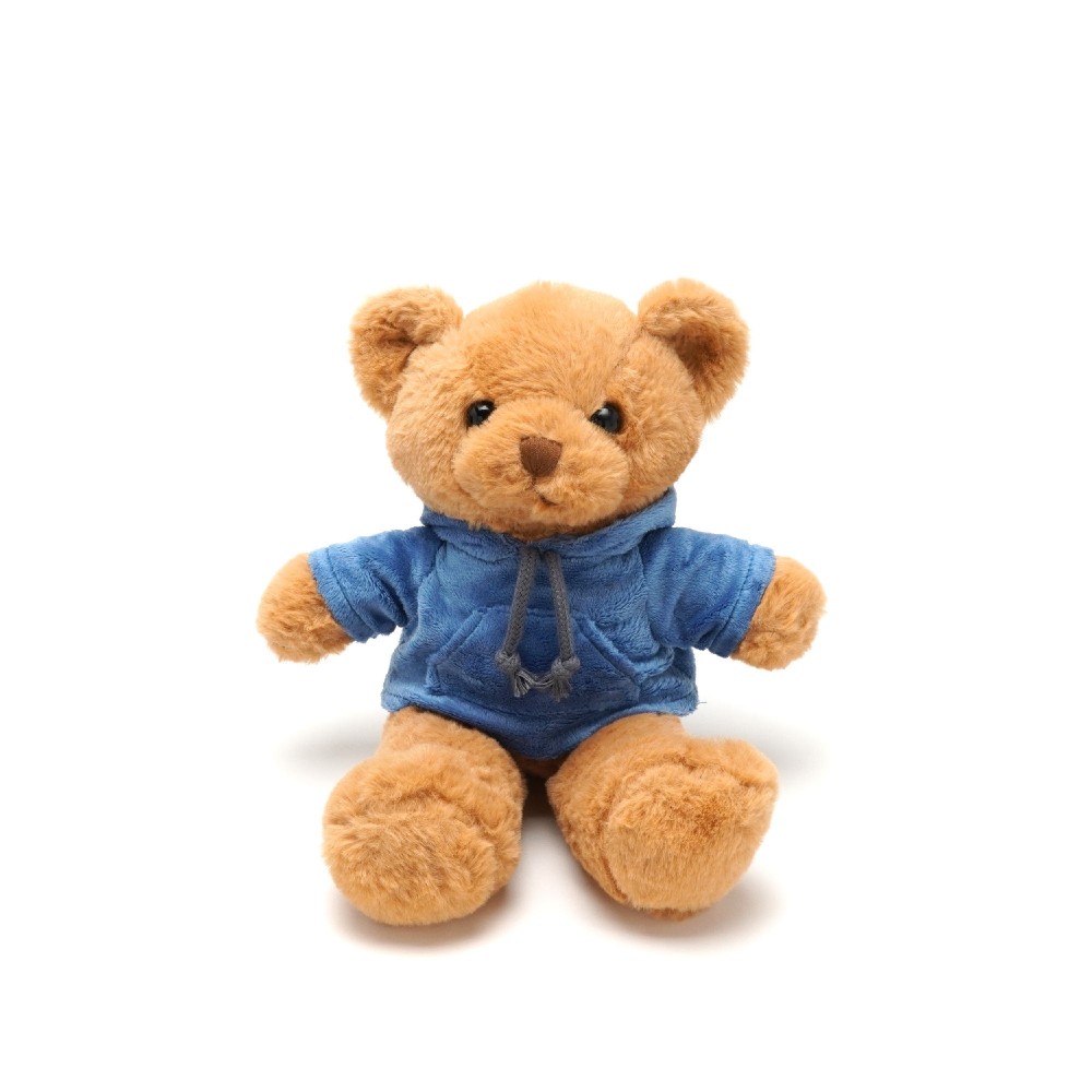 М'яка іграшка Ведмедик коричневий в кофті 21см (22399) 10