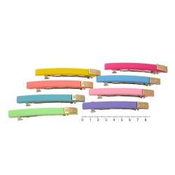 Набір автоматичних заколок матові з прикрасою (32-13197)