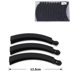 Набор заколок бананов для волос матовые (26894)