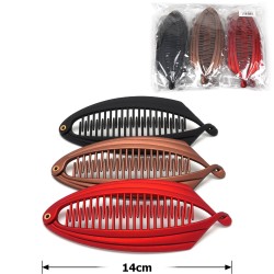 Набір заколок бананів для волосся матові (26899)