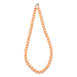  Підвіска на шию з намистин смарагдового кольору Ø8мм (28330)