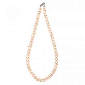 Подвеска на шею из бусин бежевого цвета Ø8мм (28331)