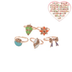  Набір кілець 72шт різнокольорові (12935)