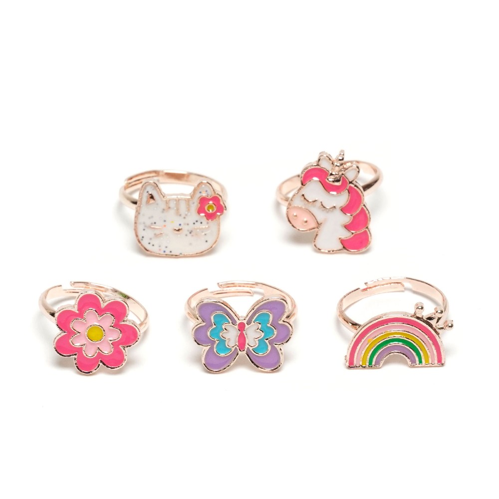 Набір дитячих кілець 72шт різнокольорові (31357) 2