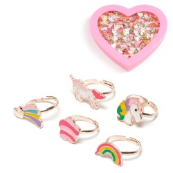  Набор детских колец 72шт разноцветные (31358)