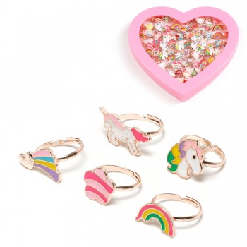 Набір дитячих кілець 72шт різнокольорові (31358)