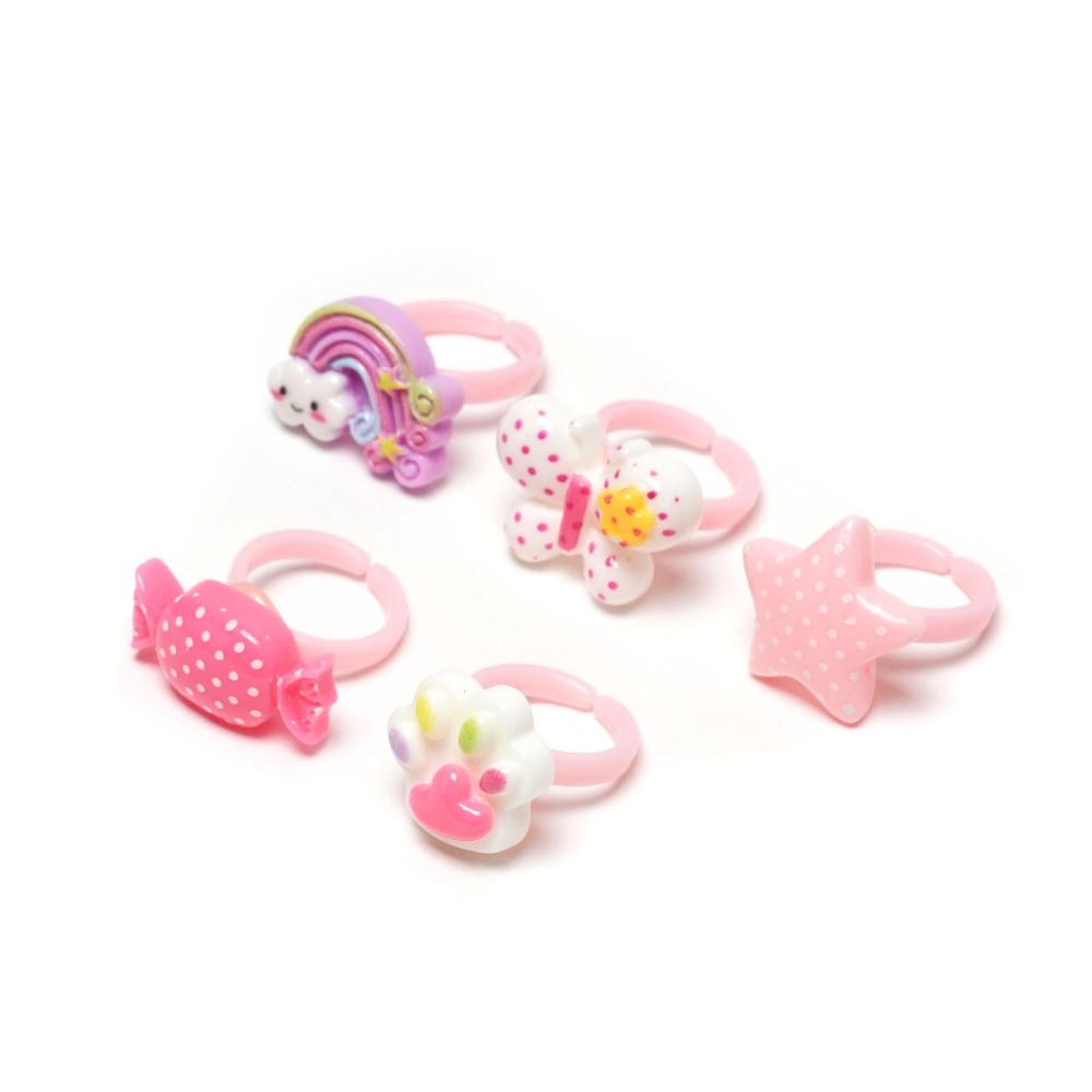 Набір дитячих кілець 12х3шт різнокольорові (31359) 2