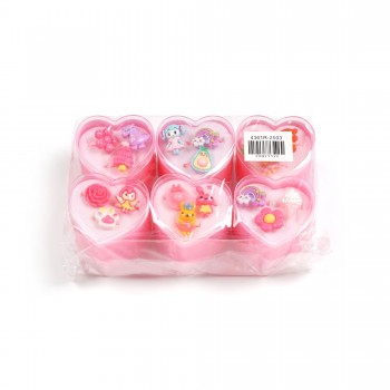 Набір дитячих кілець 12х3шт різнокольорові (31359)