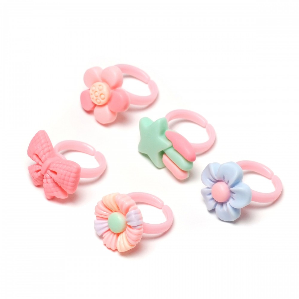 Набір дитячих кілець 12х3шт різнокольорові (31360) 2