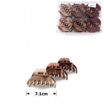 Набір заколок-крабів (14-14958) матових з бантиком
