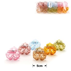 Набір заколок-крабів для волосся прозорі (215)