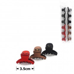 Набор заколок-крабов (39-23567) матовых