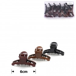 Набір заколок-крабів (40-23570) глянцевих