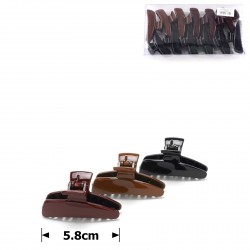 Набір заколок-крабів (37-23576) глянцевих